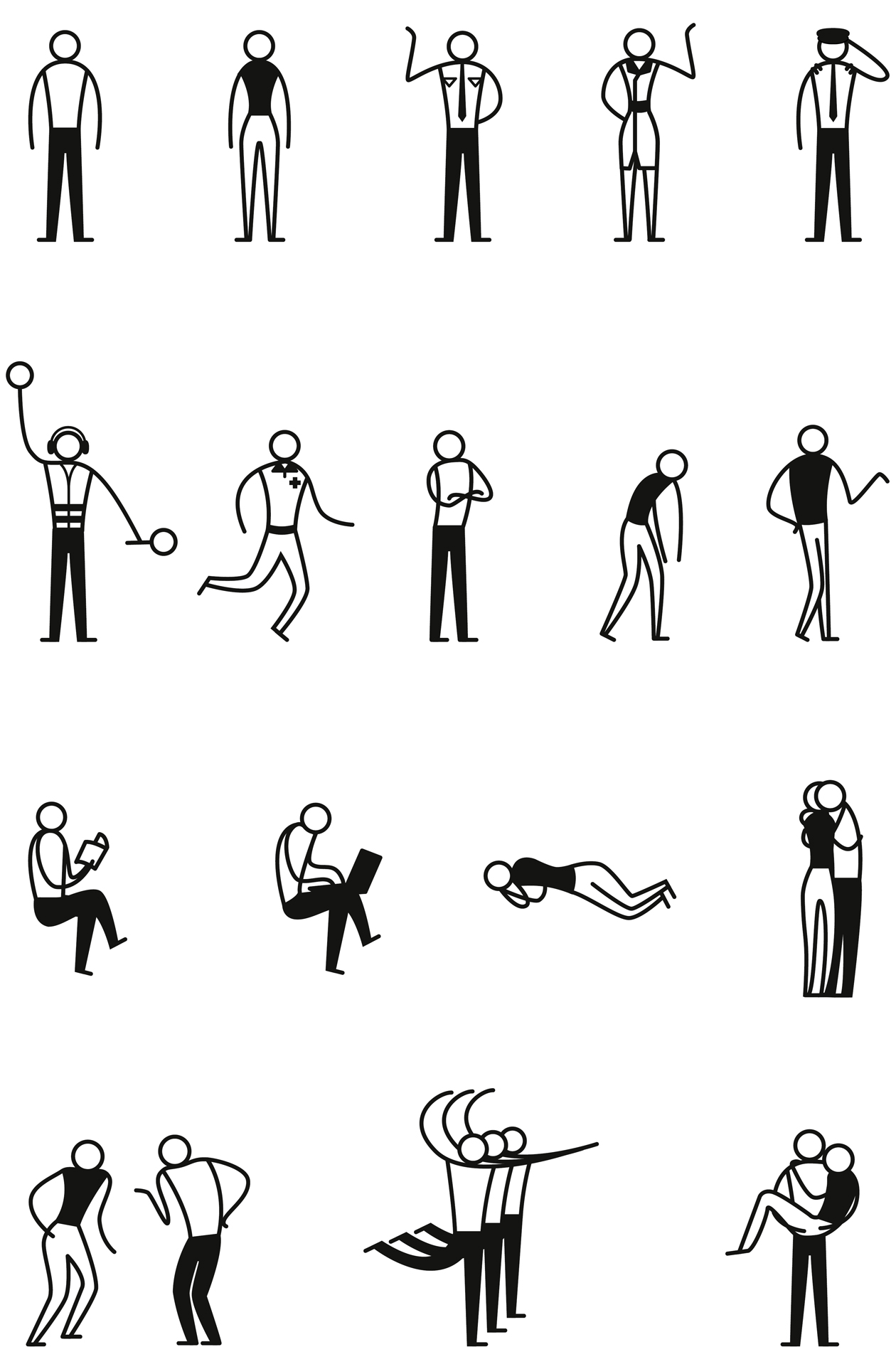 Pictogram Marie Disle Almodovar I'm so excited les amants passagers movie ecal